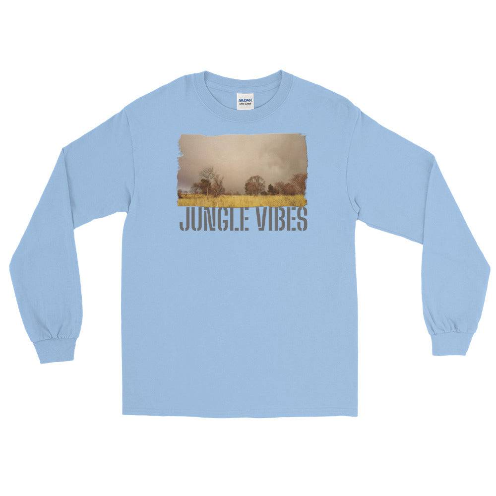 Men’s Long Sleeve Shirt/Jungle Vibes/Personalised - Enet Images