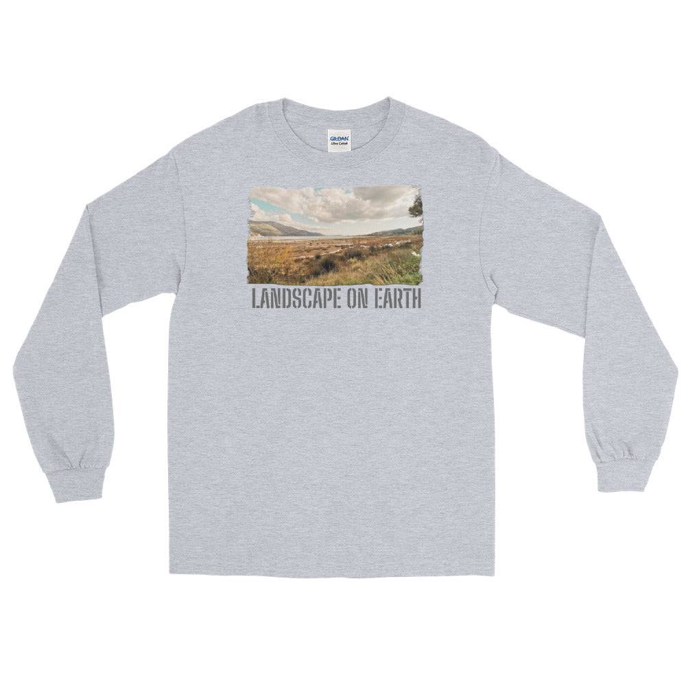 Men’s Long Sleeve Shirt/Landscape On Earth/Personalised - Enet Images