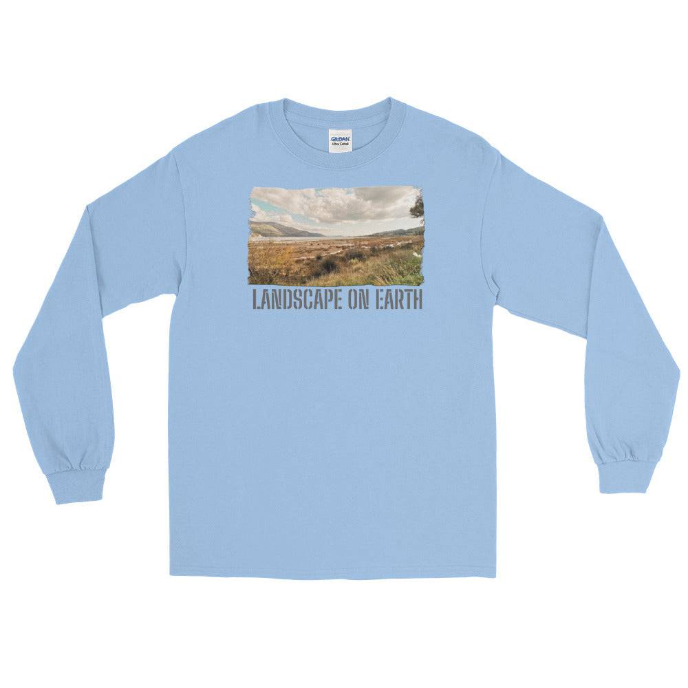 Men’s Long Sleeve Shirt/Landscape On Earth/Personalised - Enet Images