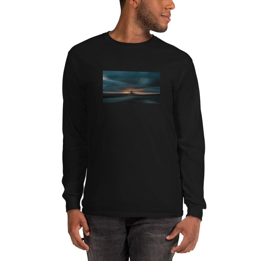 Men’s Long Sleeve Shirt/lighthouse in motion - Enet Images