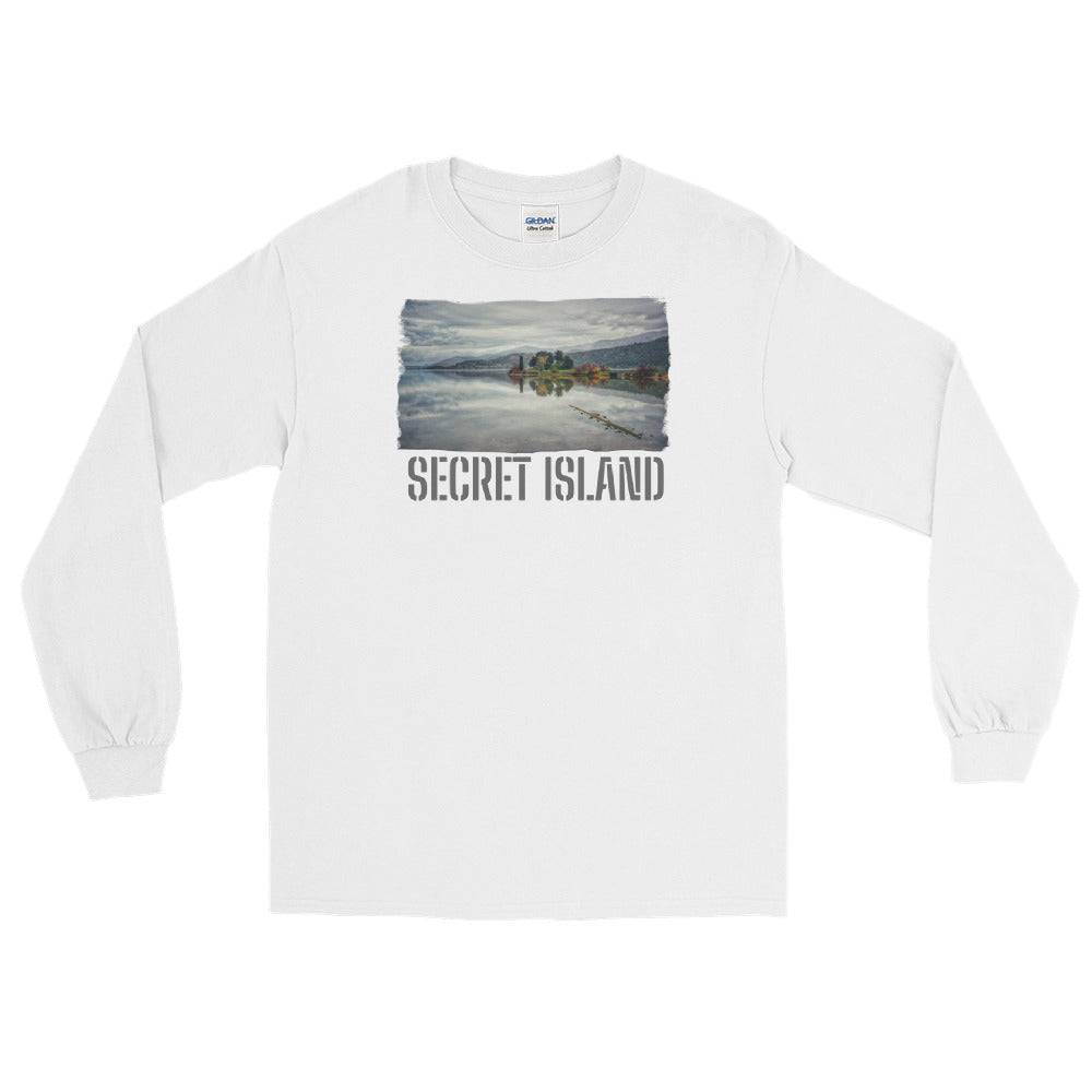 Men’s Long Sleeve Shirt/Secret Island/Personalised - Enet Images