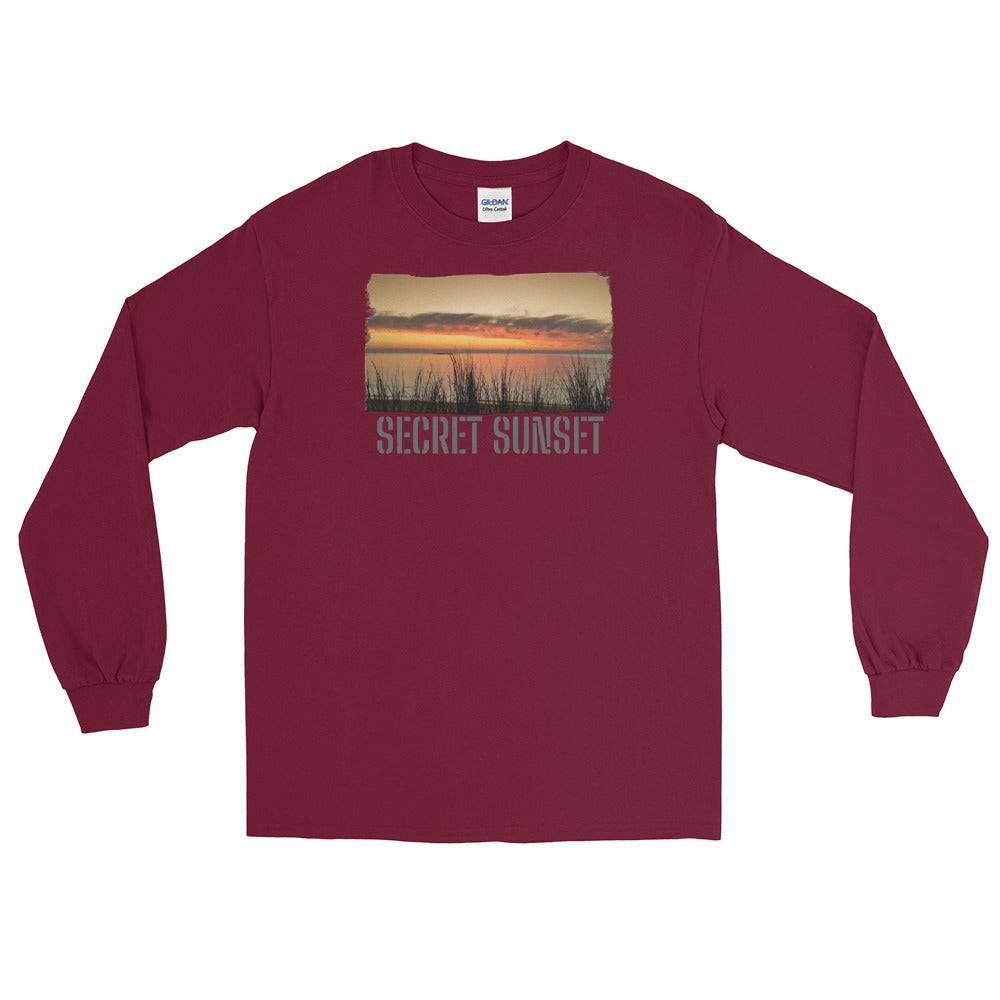 Men’s Long Sleeve Shirt/Secret Sunset/Personalised - Enet Images