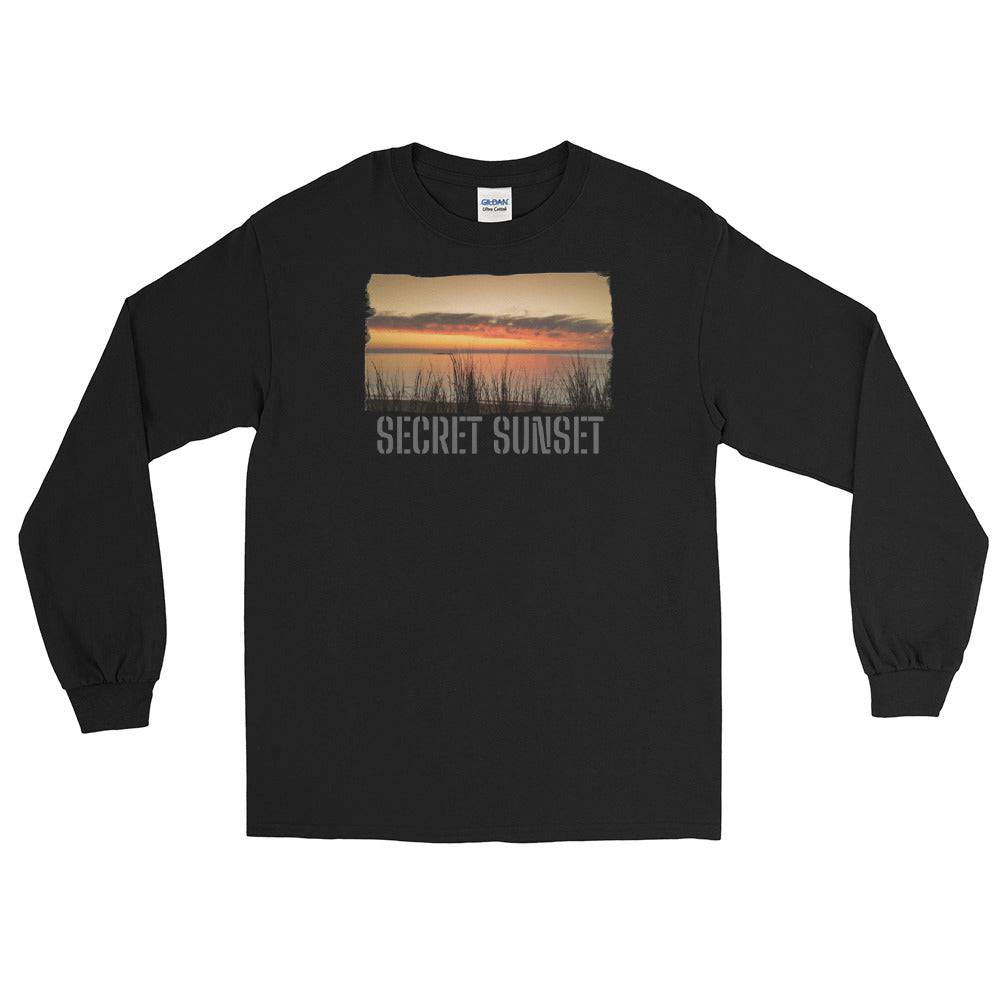 Men’s Long Sleeve Shirt/Secret Sunset/Personalised - Enet Images