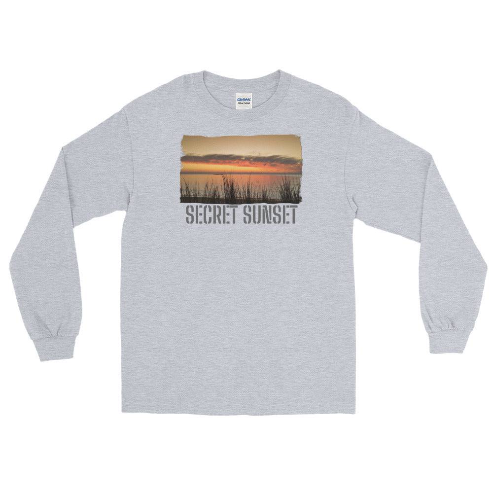Men’s Long Sleeve Shirt/Secret Sunset/Personalised - Enet Images
