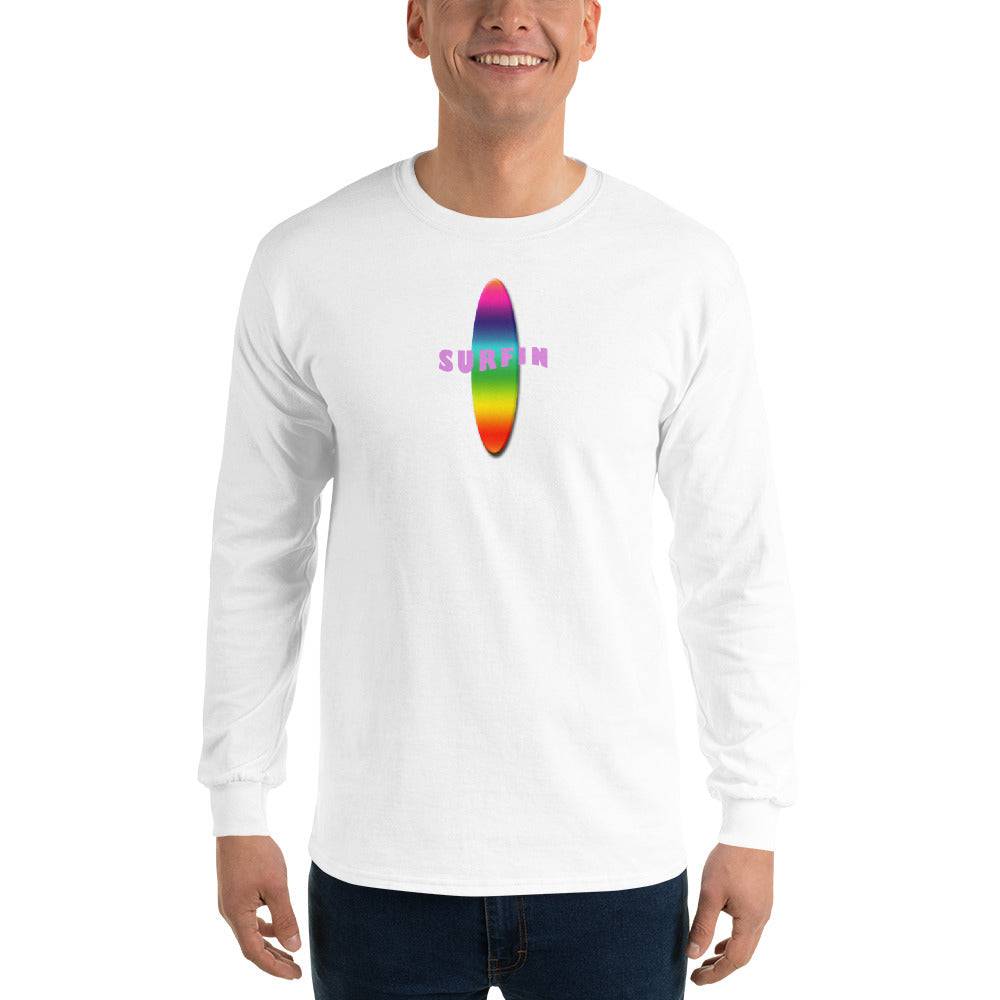 Men’s Long Sleeve Shirt/Surfin - Enet Images