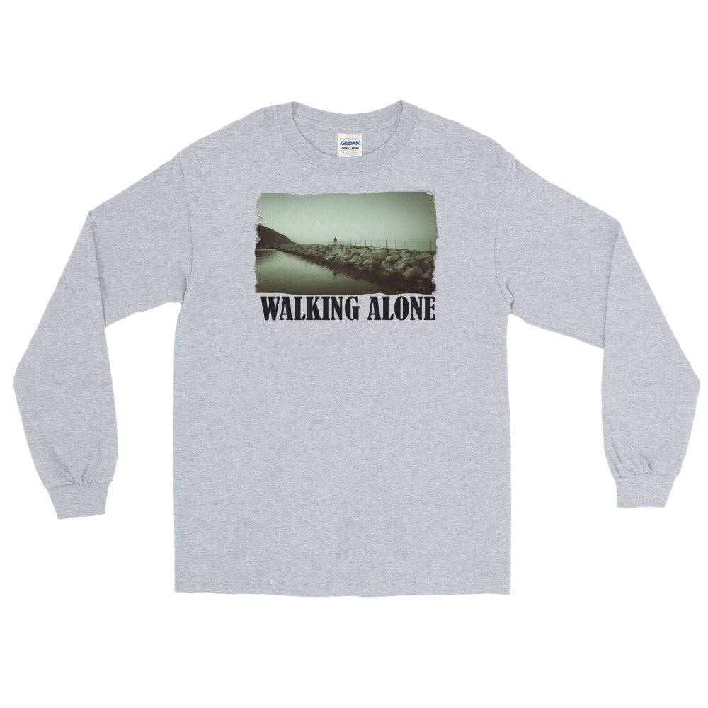 Men’s Long Sleeve Shirt/Walking Alone/Personalized - Enet Images