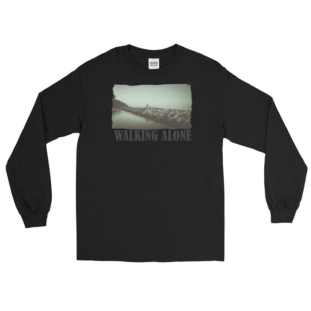 Men’s Long Sleeve Shirt/Walking Alone/Personalized - Enet Images