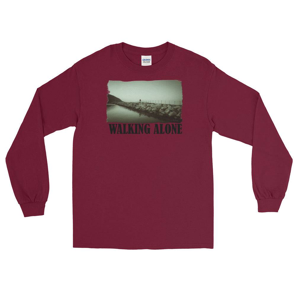 Men’s Long Sleeve Shirt/Walking Alone/Personalized - Enet Images