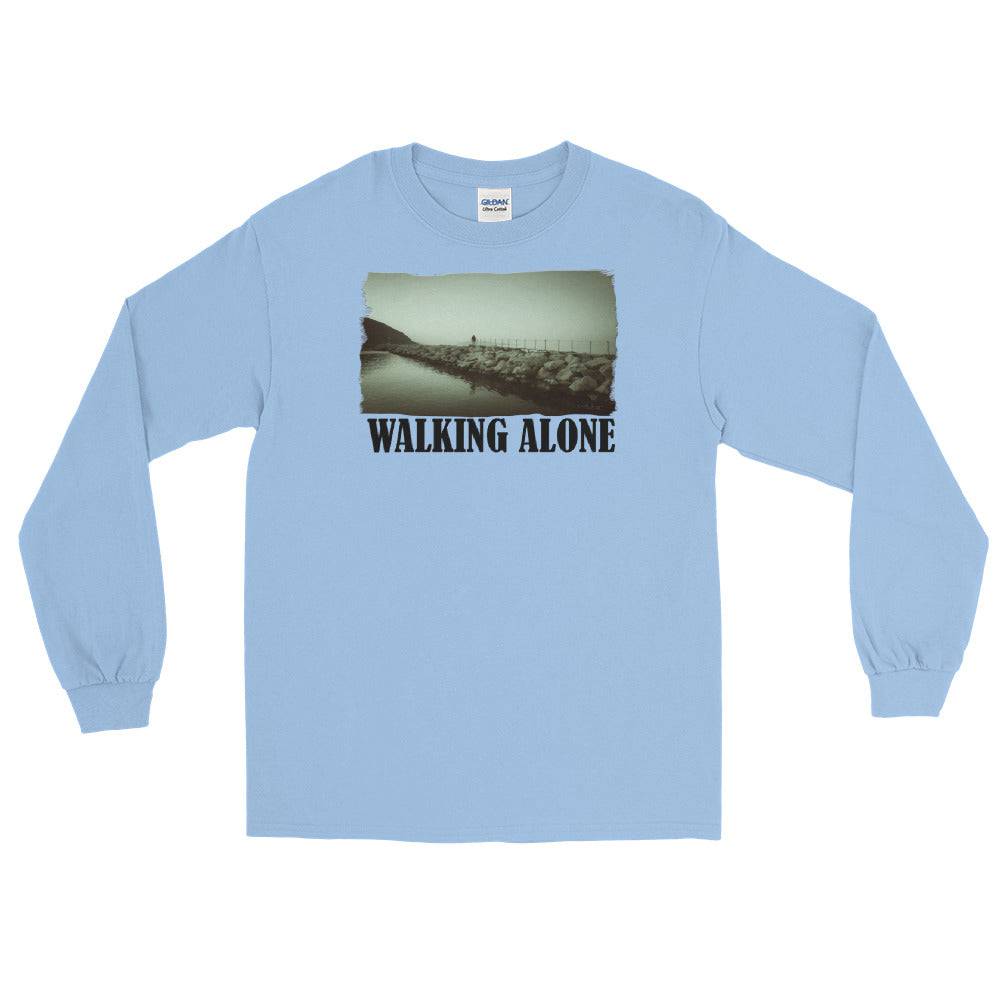 Men’s Long Sleeve Shirt/Walking Alone/Personalized - Enet Images