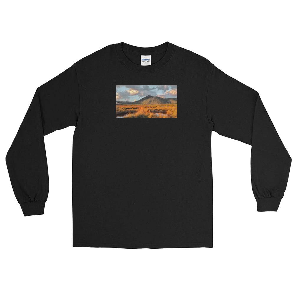 Men’s Long Sleeve Shirt/western landscape - Enet Images