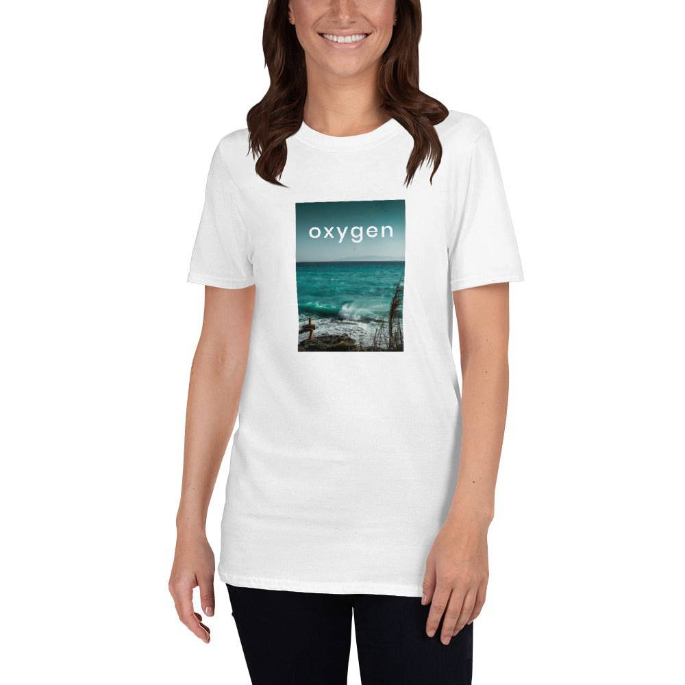 Short-Sleeve Unisex T-Shirt/angry ocean - Enet Images