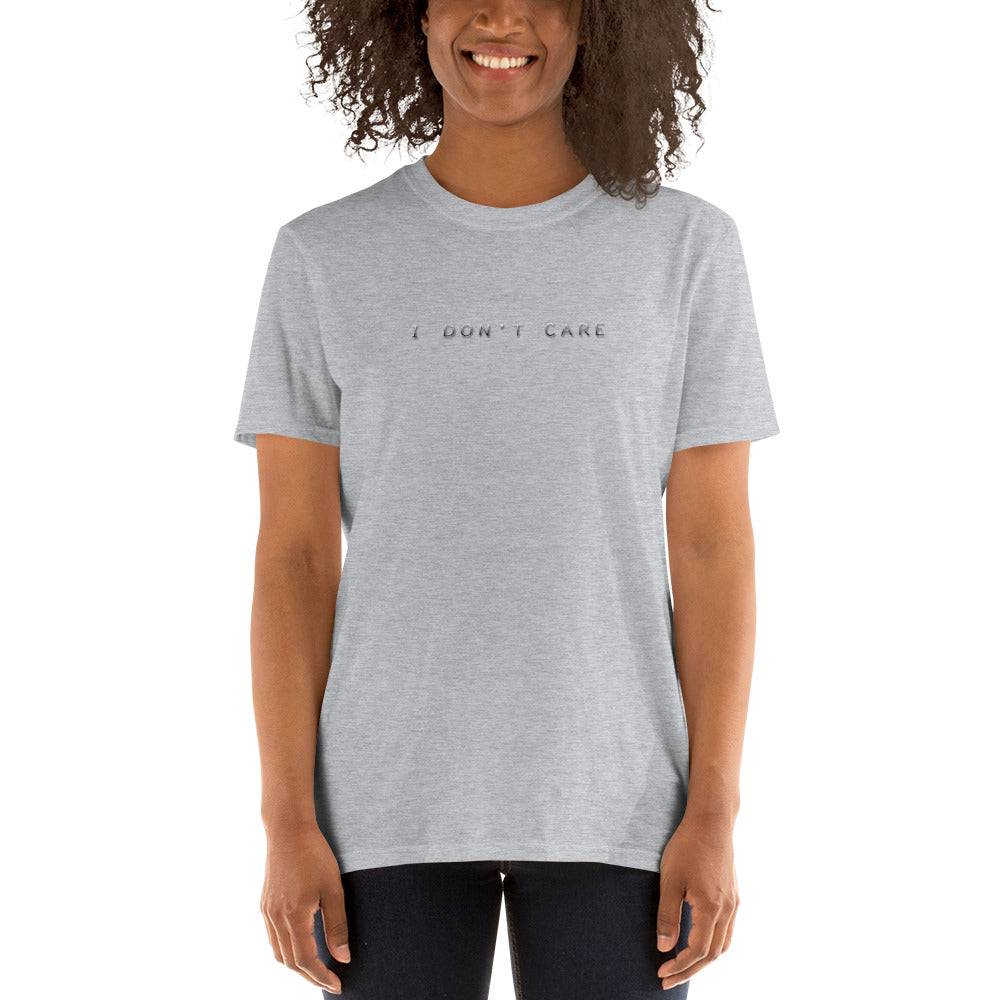 Short-Sleeve Unisex T-Shirt/I don't care - Enet Images