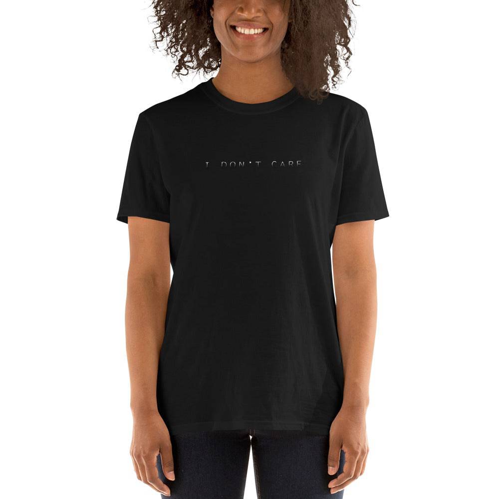 Short-Sleeve Unisex T-Shirt/I don't care - Enet Images