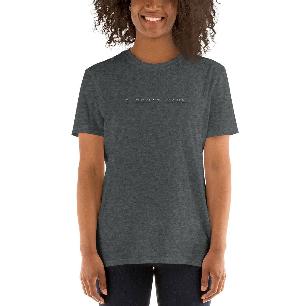 Short-Sleeve Unisex T-Shirt/I don't care - Enet Images