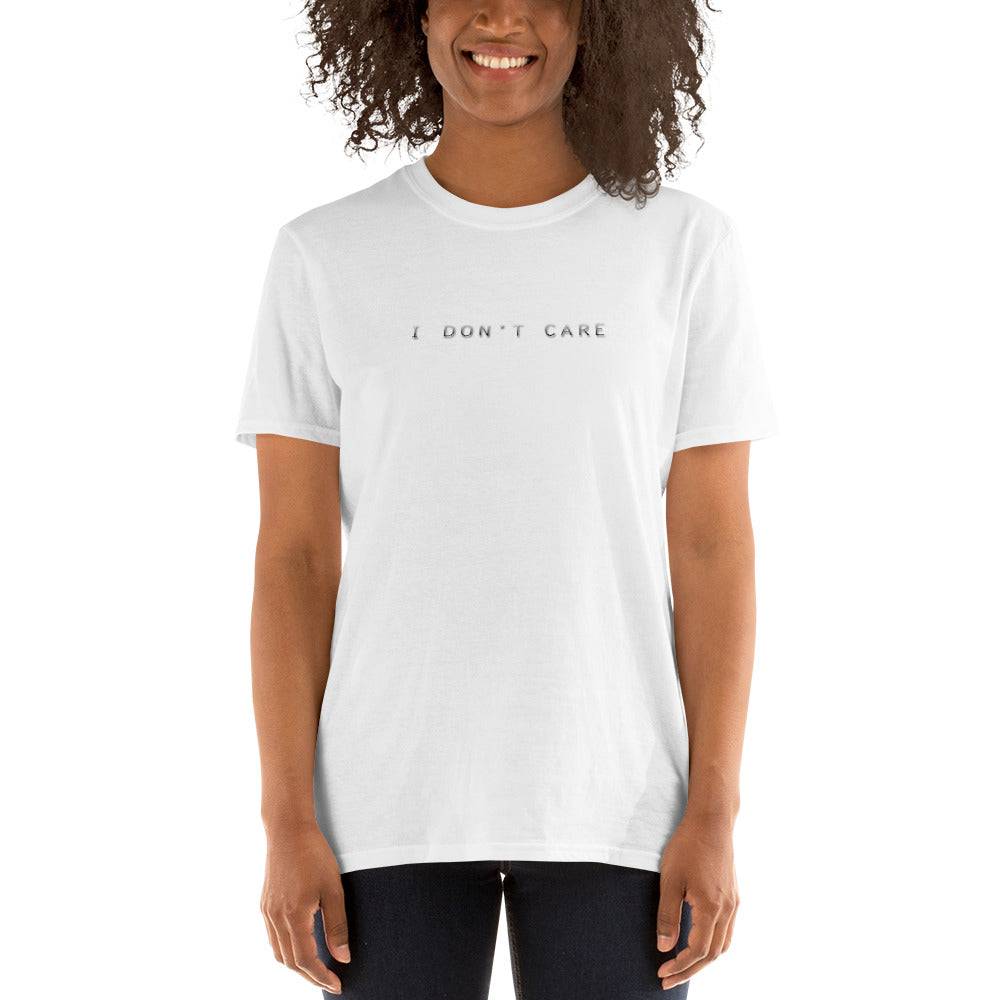 Short-Sleeve Unisex T-Shirt/I don't care - Enet Images