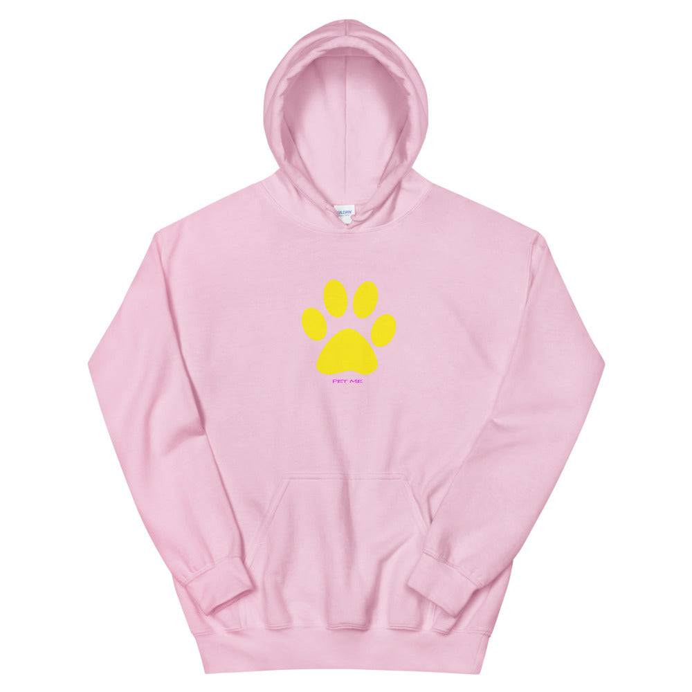 Unisex Hoodie/Pet Me Yellow - Enet Images