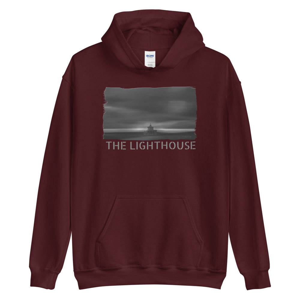 Unisex Hoodie/The Lighthouse B&W/Personalized - Enet Images