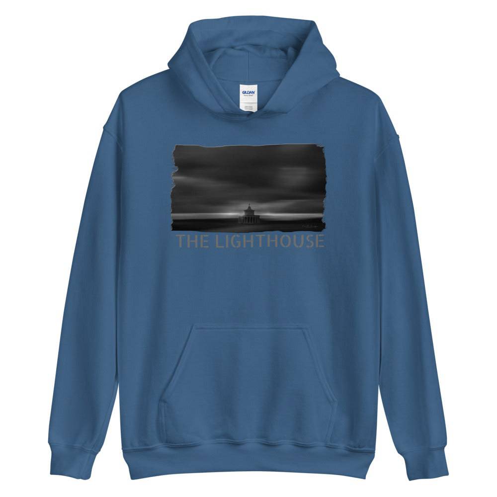 Unisex Hoodie/The Lighthouse B&W/Personalized - Enet Images
