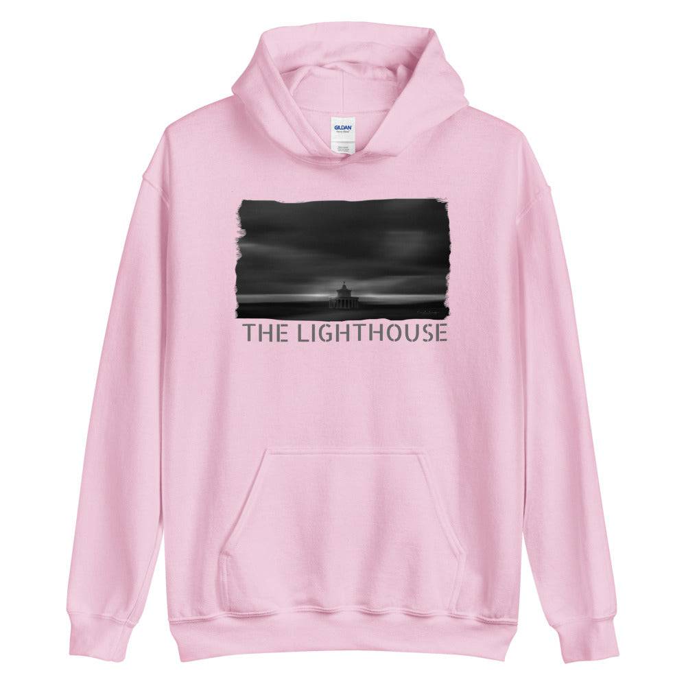 Unisex Hoodie/The Lighthouse B&W/Personalized - Enet Images