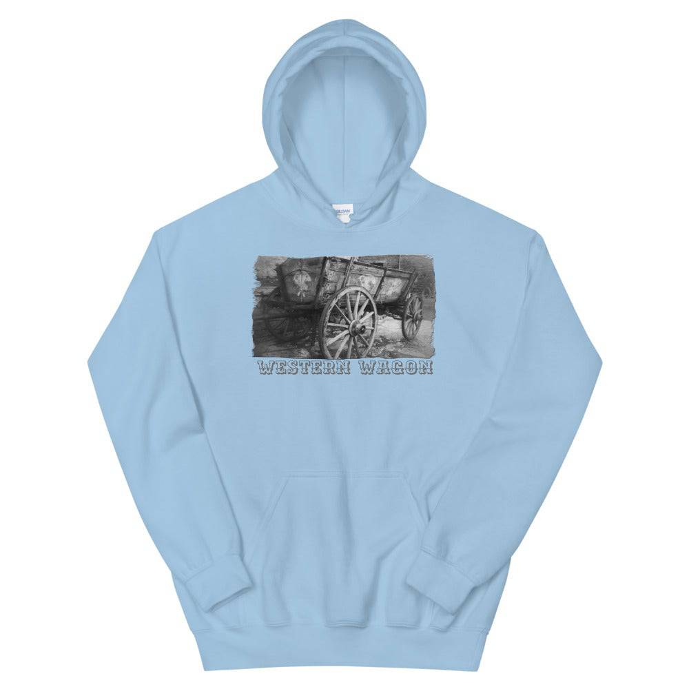 Unisex Hoodie/Western Wagon/Personalized - Enet Images