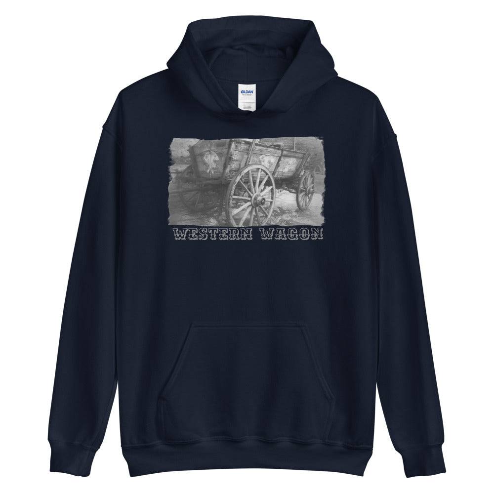 Unisex Hoodie/Western Wagon/Personalized - Enet Images