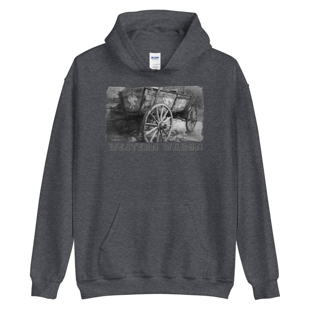Unisex Hoodie/Western Wagon/Personalized - Enet Images