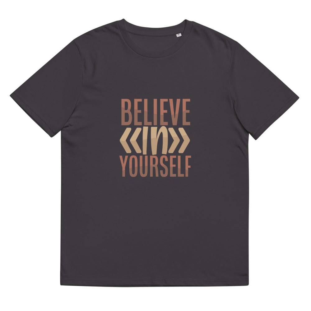 Unisex organic cotton t-shirt/Believe-In-Your-Shelf - Enet Images