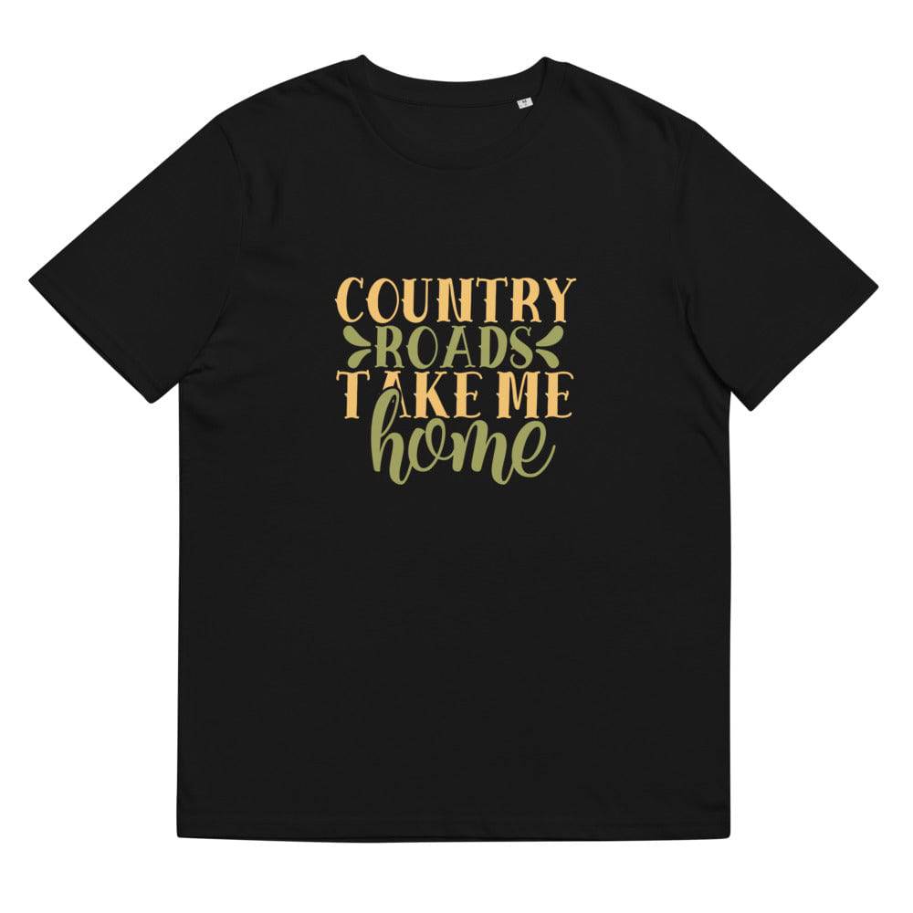 Unisex organic cotton t-shirt/Country-Roads-Take-me-Home - Enet Images