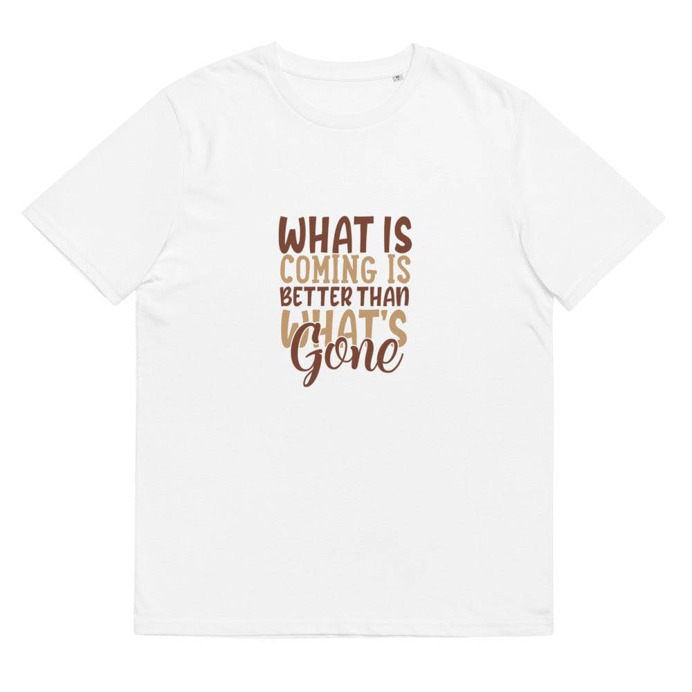 Unisex organic cotton t-shirt/What-Is-Coming - Enet Images