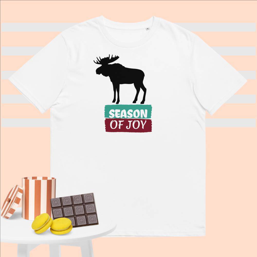 Unisex organic cotton t-shirt/Winter holidays - Enet Images