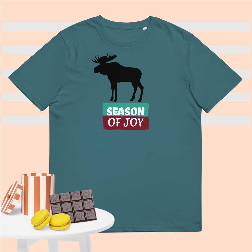 Unisex organic cotton t-shirt/Winter holidays - Enet Images