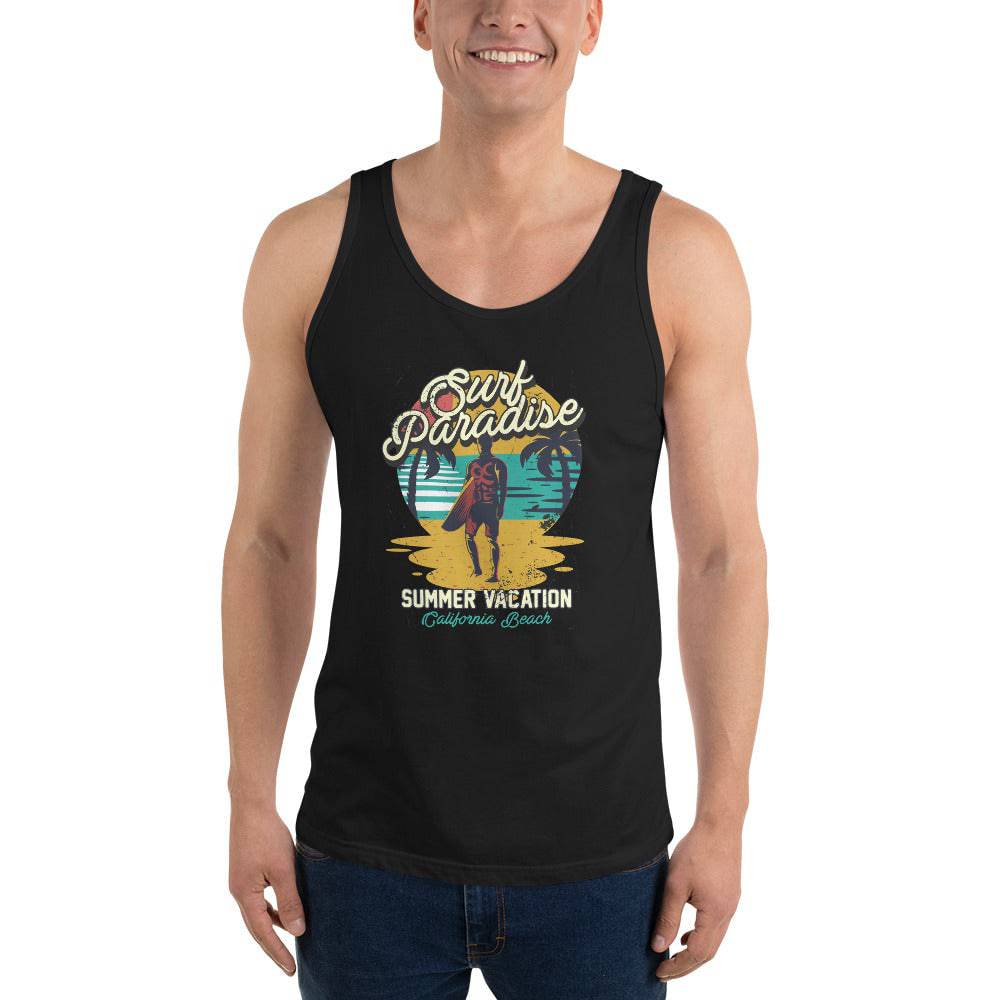 Men’s Staple Tank Top/Surf-Paradise - Enet Images