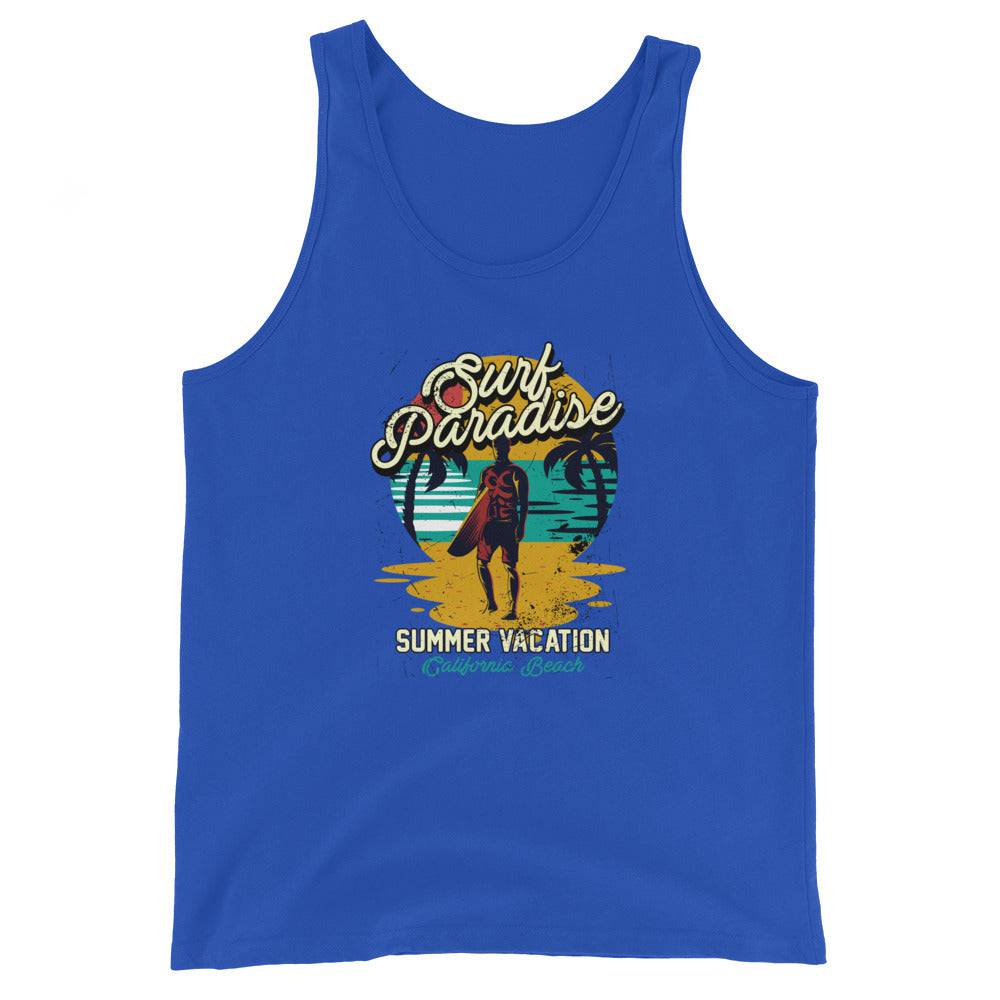 Men’s Staple Tank Top/Surf-Paradise - Enet Images