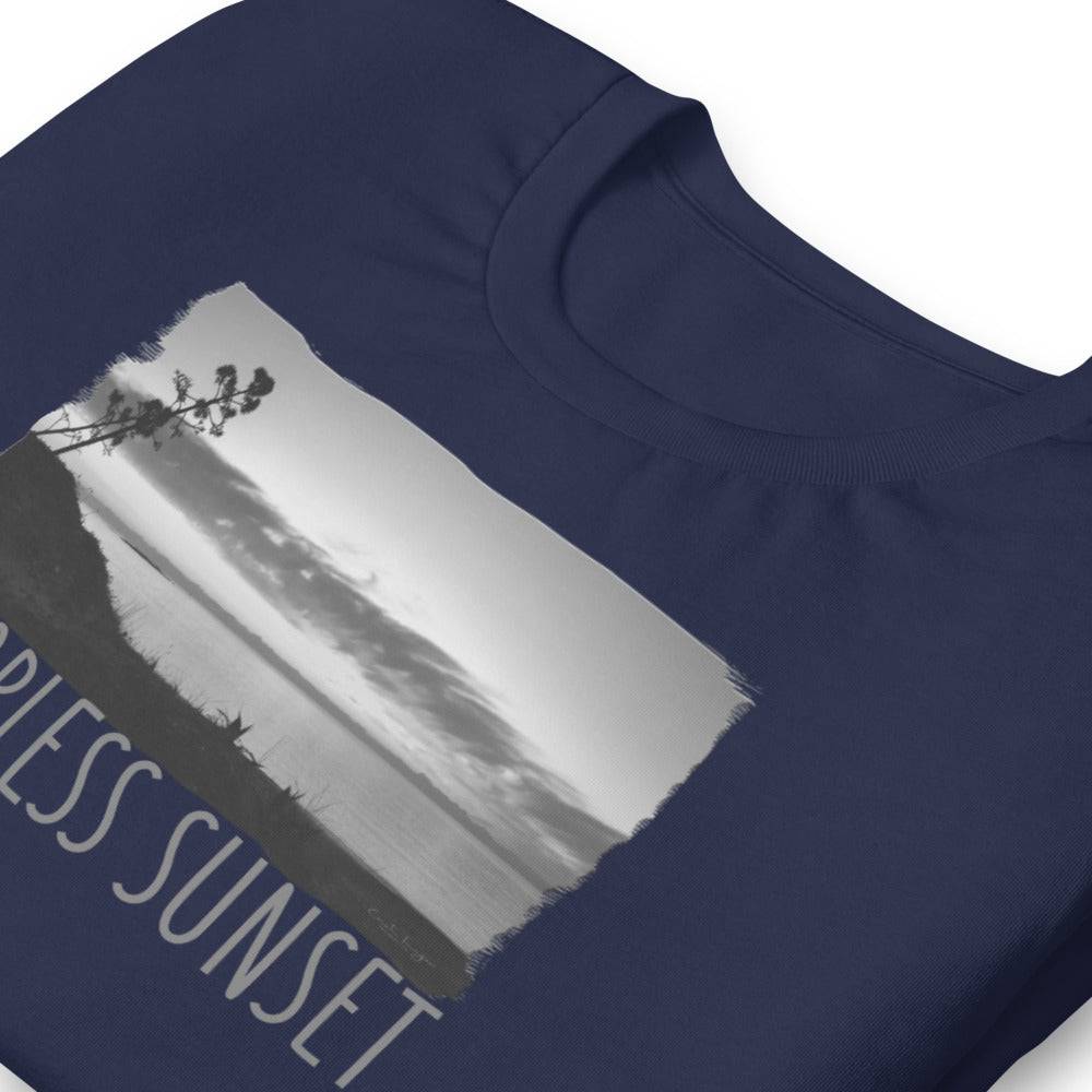 Short-Sleeve Unisex T-Shirt/Colorless Sunset/Personalized - Enet Images