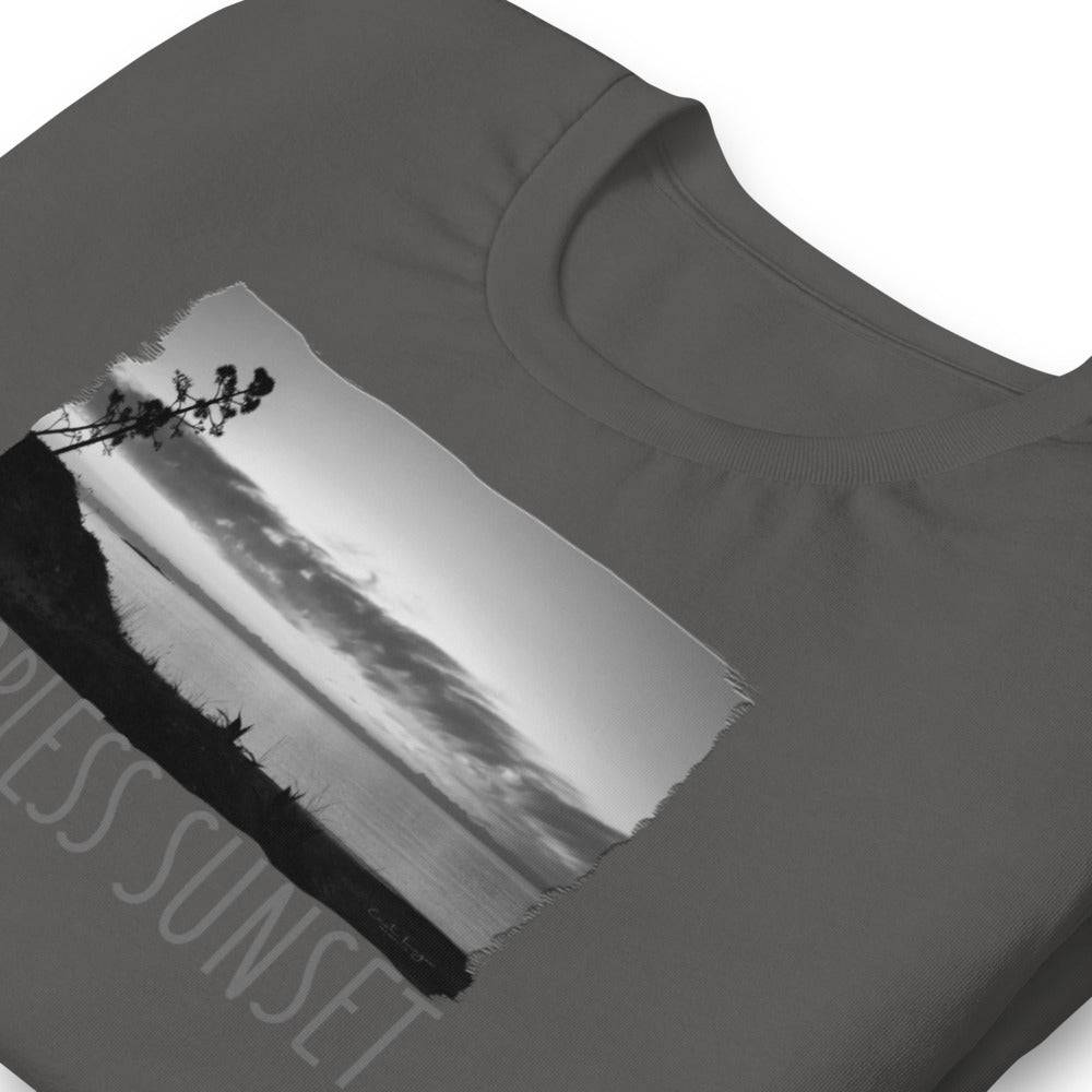 Short-Sleeve Unisex T-Shirt/Colorless Sunset/Personalized - Enet Images