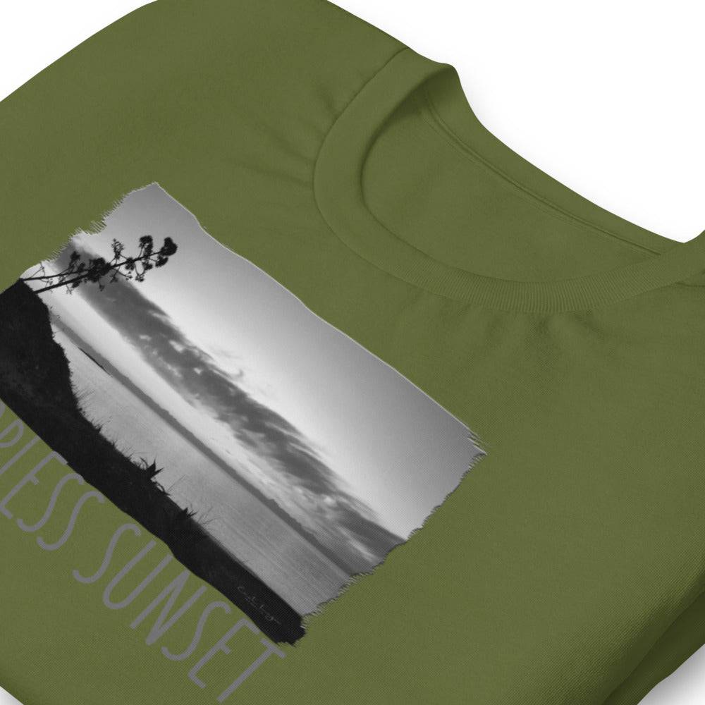 Short-Sleeve Unisex T-Shirt/Colorless Sunset/Personalized - Enet Images