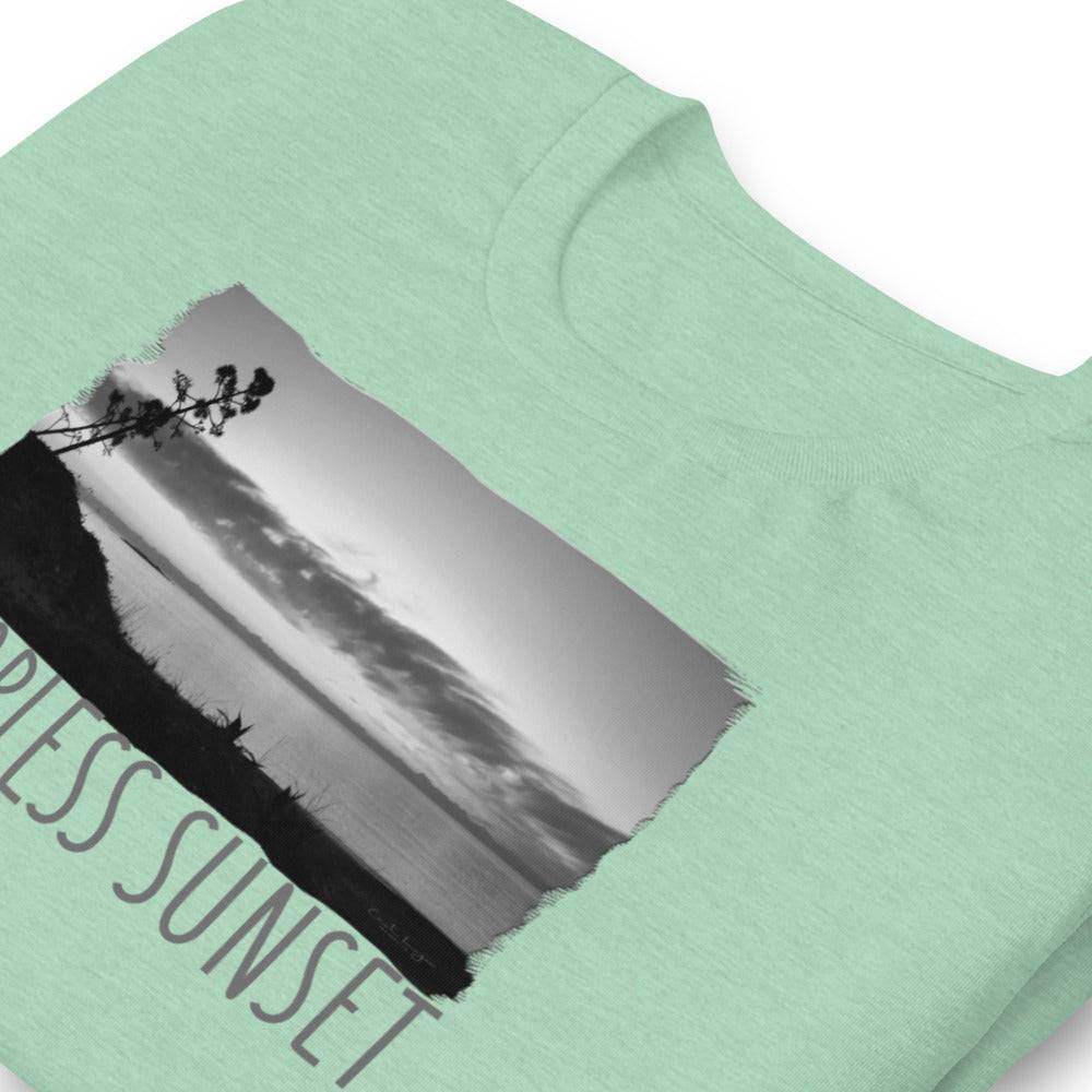 Short-Sleeve Unisex T-Shirt/Colorless Sunset/Personalized - Enet Images