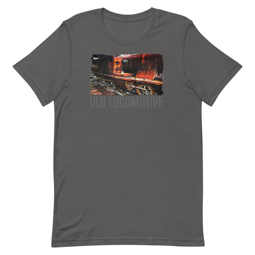 Short-Sleeve Unisex T-Shirt/Old Locomotive/Personalized - Enet Images