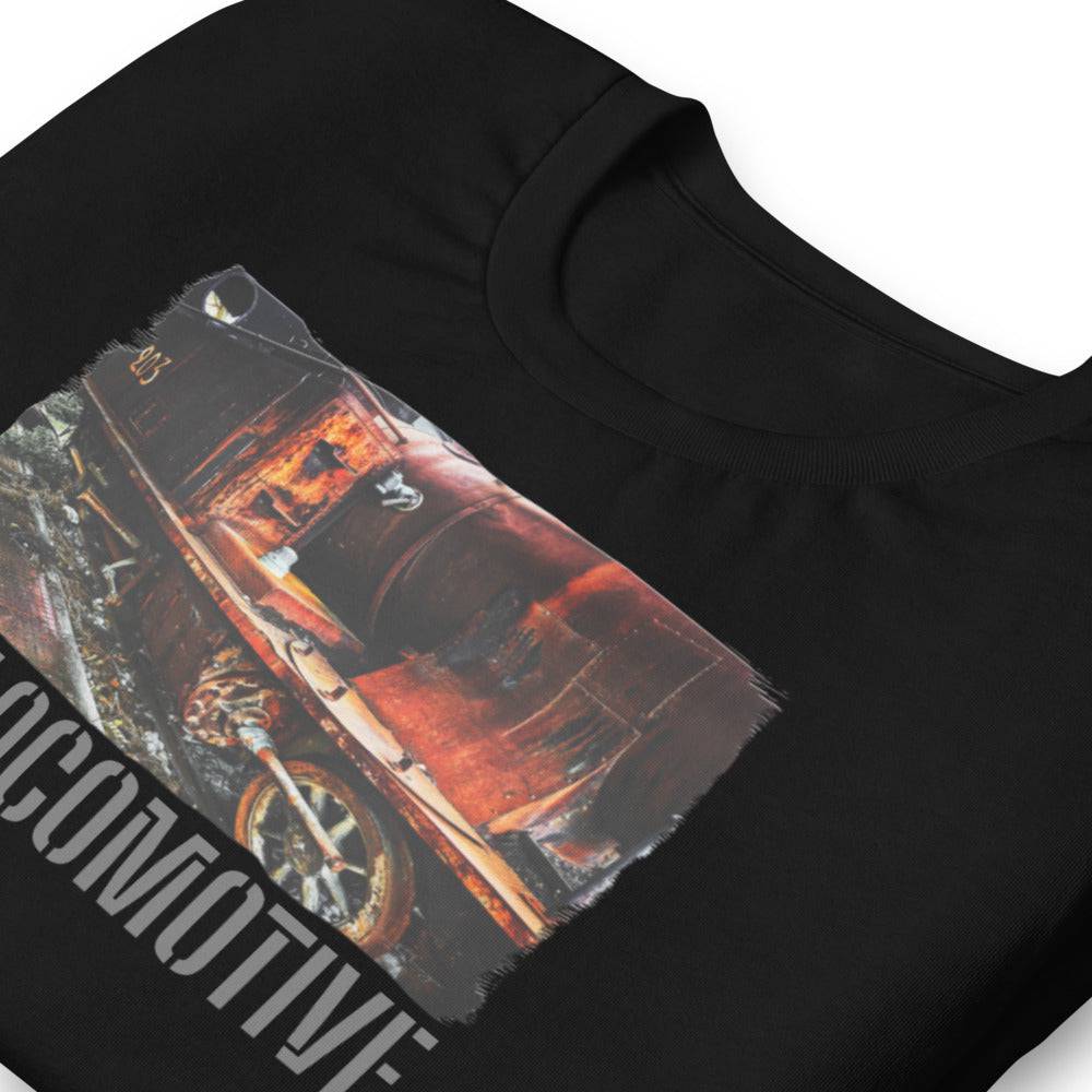 Short-Sleeve Unisex T-Shirt/Old Locomotive/Personalized - Enet Images
