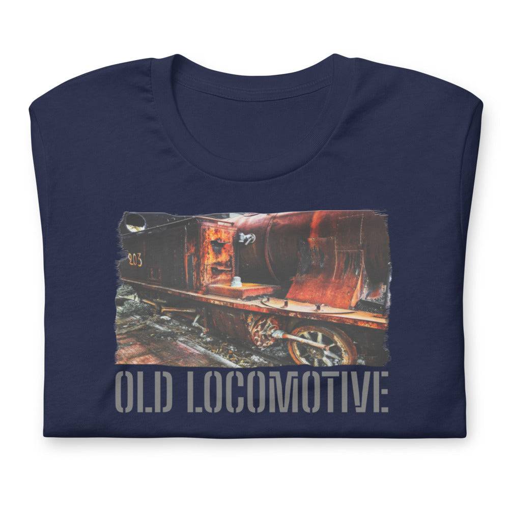 Short-Sleeve Unisex T-Shirt/Old Locomotive/Personalized - Enet Images