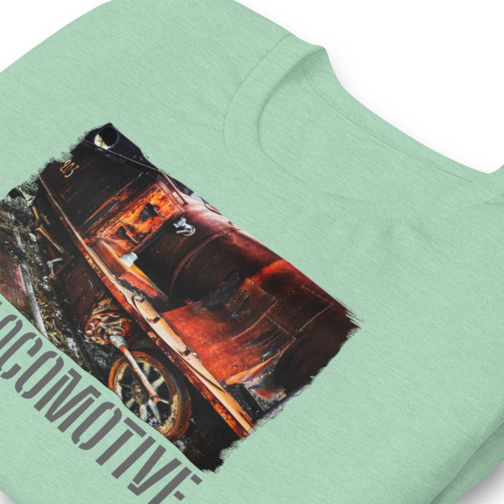 Short-Sleeve Unisex T-Shirt/Old Locomotive/Personalized - Enet Images