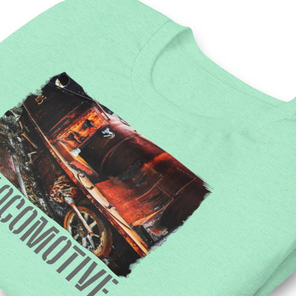Short-Sleeve Unisex T-Shirt/Old Locomotive/Personalized - Enet Images