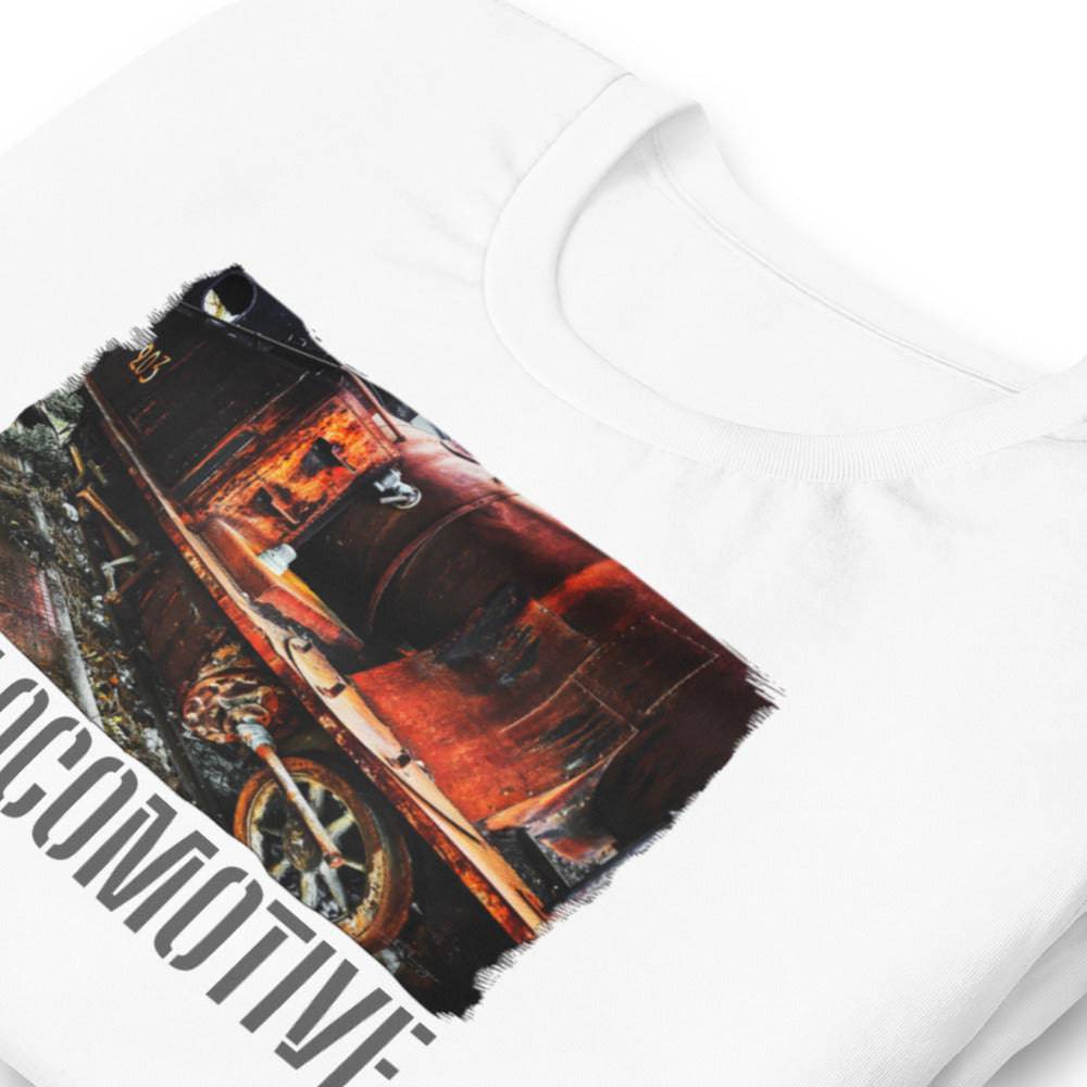 Short-Sleeve Unisex T-Shirt/Old Locomotive/Personalized - Enet Images