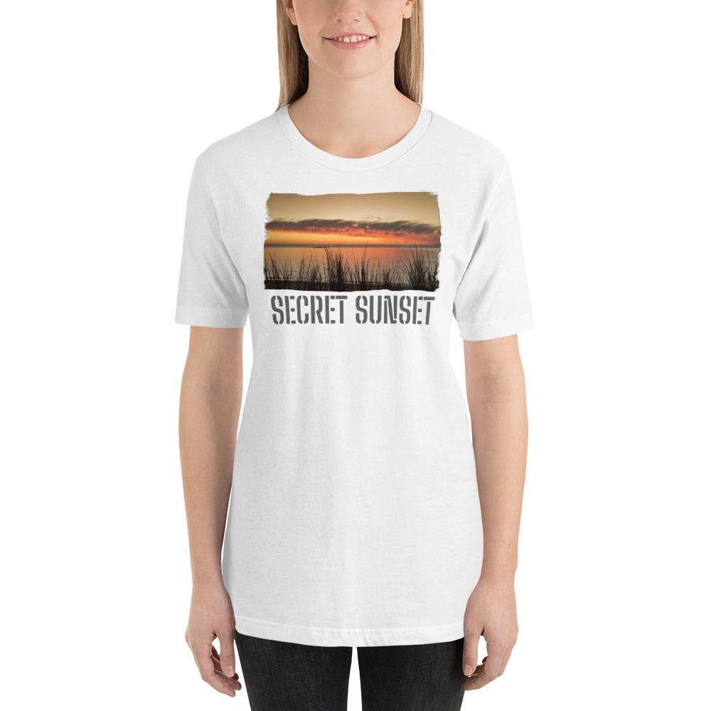 Short-Sleeve Unisex T-Shirt/Secret Sunset/Personalised - Enet Images