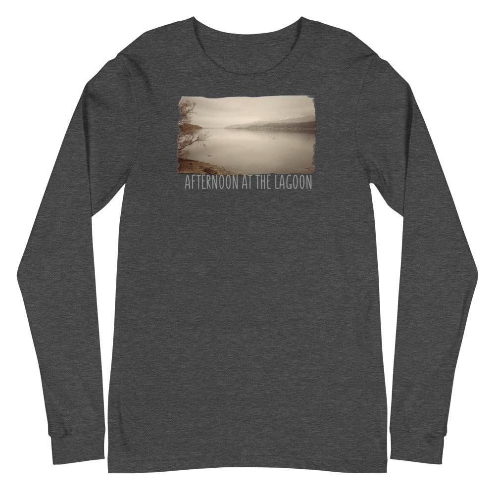 Unisex Long Sleeve Tee/Afternoon At The Lagoon/Personalized - Enet Images