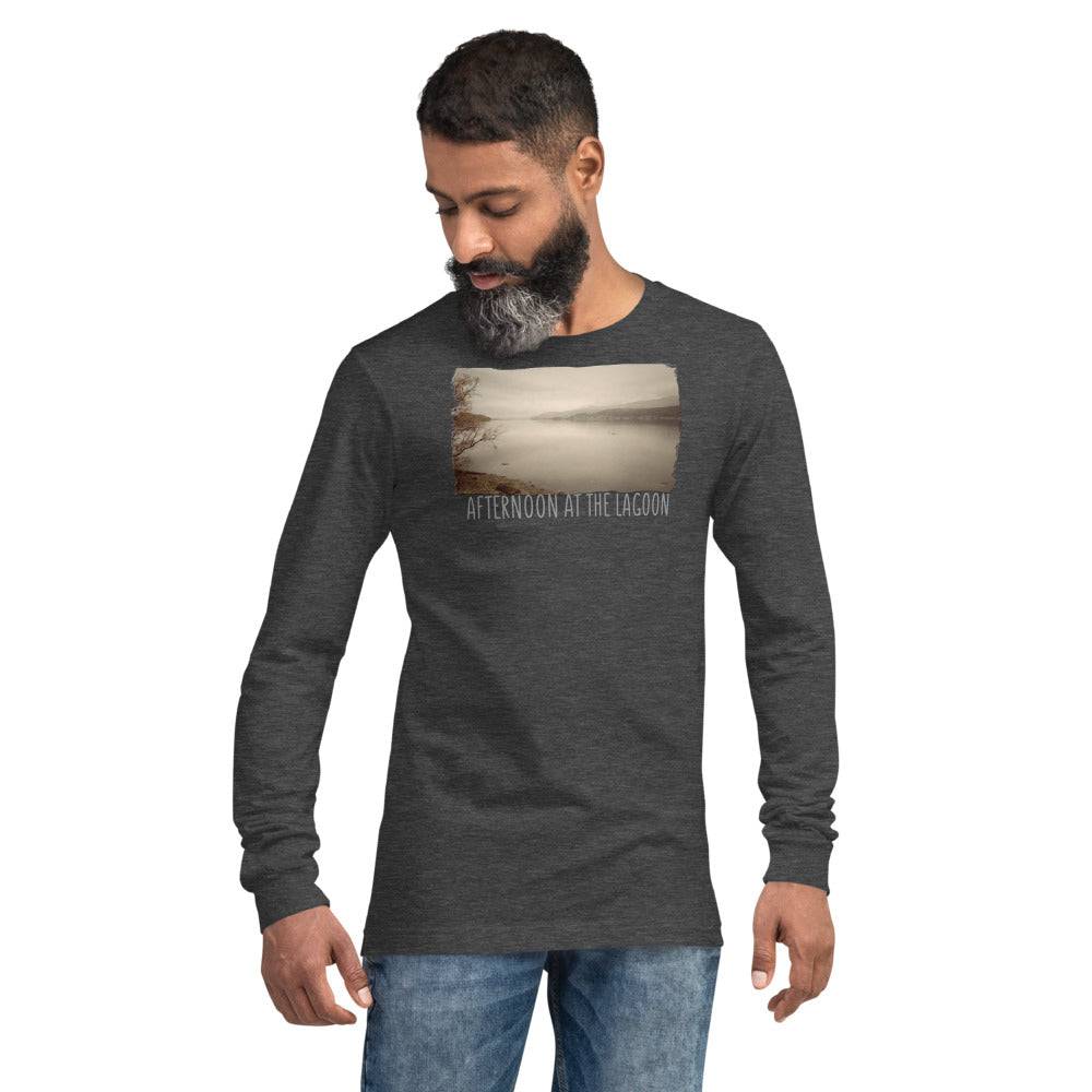 Unisex Long Sleeve Tee/Afternoon At The Lagoon/Personalized - Enet Images