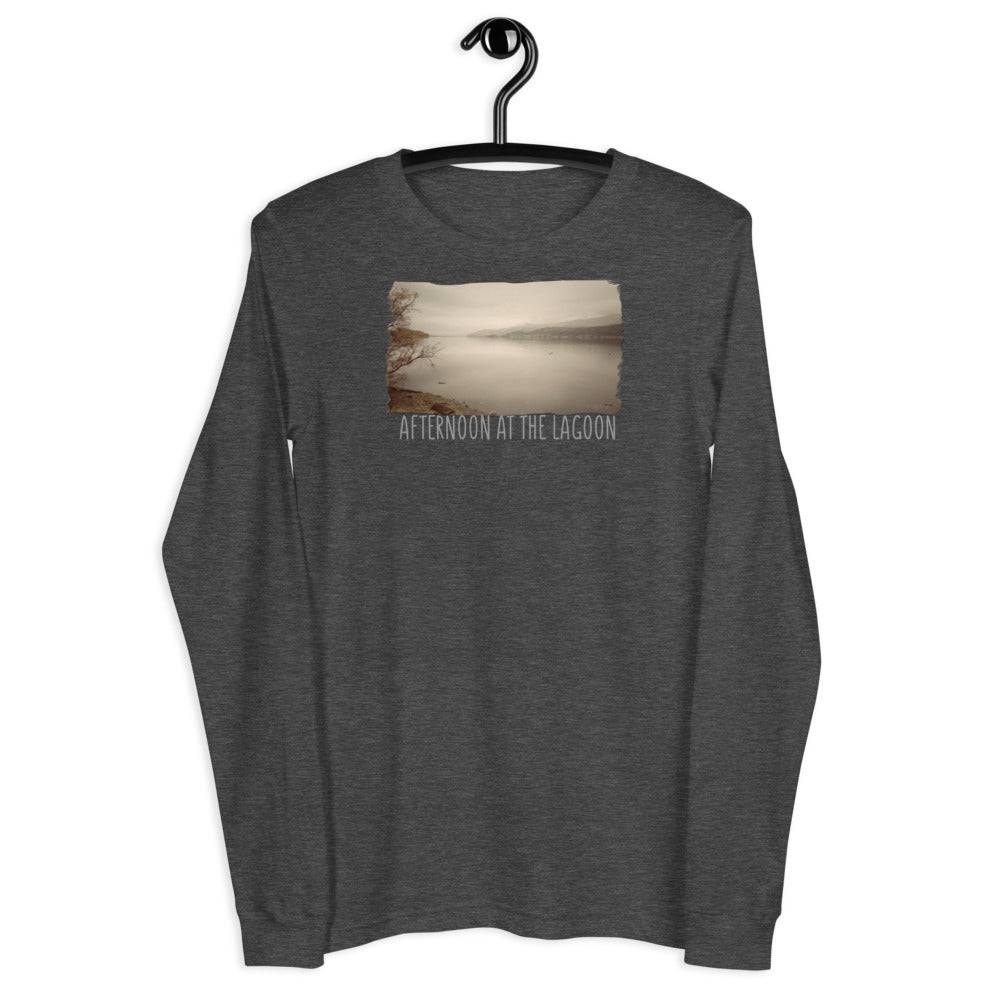 Unisex Long Sleeve Tee/Afternoon At The Lagoon/Personalized - Enet Images