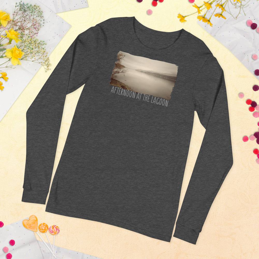 Unisex Long Sleeve Tee/Afternoon At The Lagoon/Personalized - Enet Images