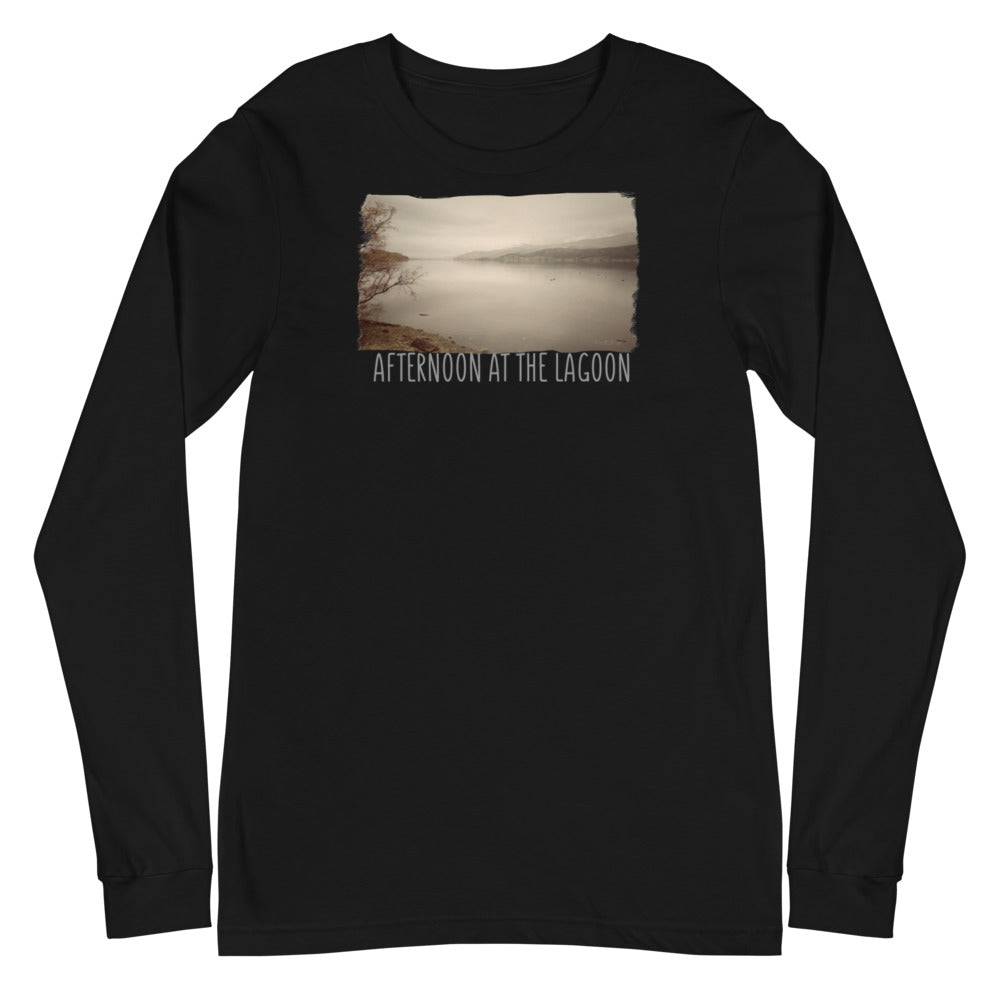 Unisex Long Sleeve Tee/Afternoon At The Lagoon/Personalized - Enet Images