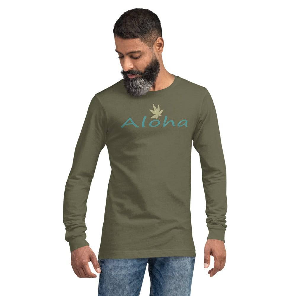 Unisex Long Sleeve Tee/Aloha - Enet Images